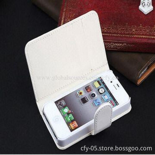 Mobile Phone Leather Case for iPhone 4/4S